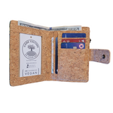 Minimalist Cork Wallet for Women
