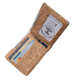 Unisex Bifold Cork Wallet