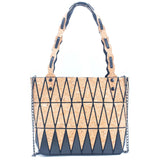 Geometric Cork Tote