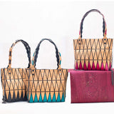 Geometric Cork Tote