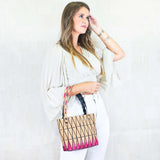Geometric Cork Tote