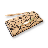 Geometric Cork wallet Trifold