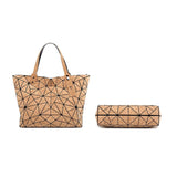 Geometric Cork Tote
