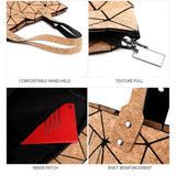 Geometric Cork Tote