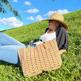 Geometric Cork Tote