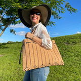 Unique Accordion Cork Bag 2 in 1
