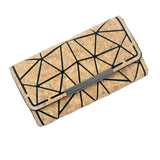 Geometric Cork wallet Trifold