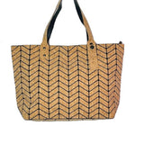 Geometric Cork Tote