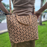 Geometric Cork Tote