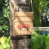 Handmade Cork crossbody bag vegan sustainable organic eco friendly gifts
