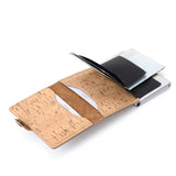 Cork Pop up wallet RFID