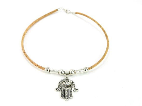 Necklace w/Hand of Fatima (Hamsa) Pendant