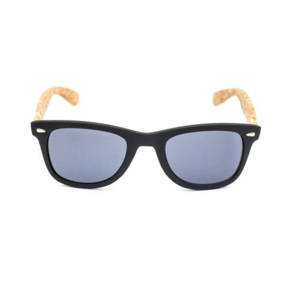 Black Sunglasses with Cork-Pattern Case Cork Glasses / Sunglasses Case · Waterhaul main image 3