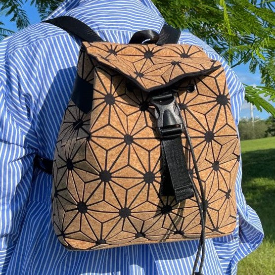 Geometric Cork Backpack - Main Image