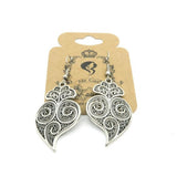 Heart of Viana Earrings w/Swirl Design